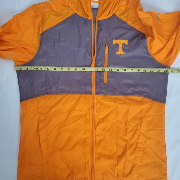 Columbia Tennessee Volunteer College Flash Forward Windbreaker Jacket Size Small - Picture 4 of 11